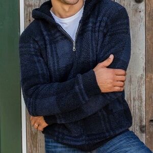 Barefoot Dreams Cozy Chic Zip Hoodie M